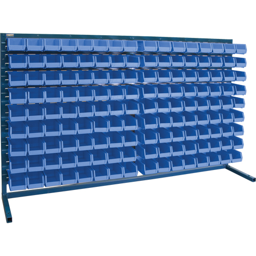 CB172 Rayonnage &agrave; persienne avec bacs, 144 bacs, 72" la x 15" p x 40" h