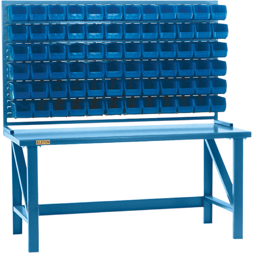 CB175 Rayonnage &agrave; persienne avec bacs, 72 bacs, 72" la x 15" p x 40" h