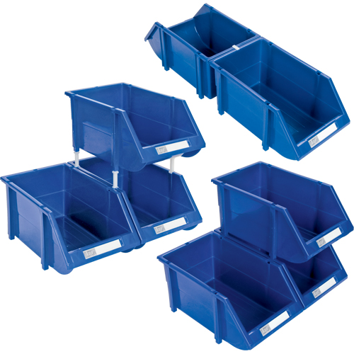 CB260 Bac empilable & &agrave; suspendre, 4-13/16" la, 3-3/16" h x 7-1/8" p, Bleu