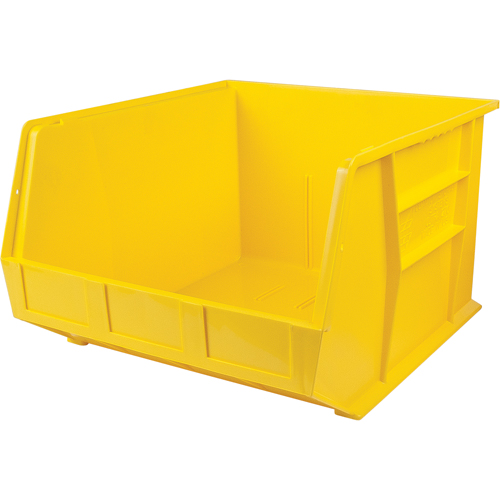 CB809 Bacs ultra empilable & suspendable, 16-1/2" la, 11" h x 18" p, Jaune