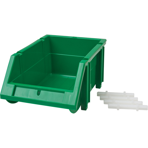CC234 Bac empilable & &agrave; suspendre, 4-13/16" la, 3-3/16" h x 7-1/8" p, Vert