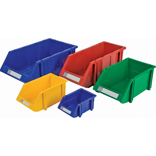 CC245 Stack & Hang Bin, 7-7/8" W x 7" H x 17-11/16" D, Red