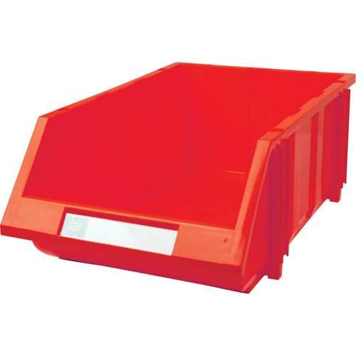 CC246 Stack & Hang Bin, 11-13/16" W x 7" H x 17-11/16" D, Red