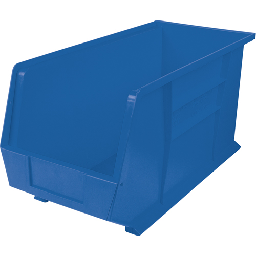 CC287 Bacs ultra empilable & suspendable, 8-1/4" la, 9" h x 18" p, Bleu