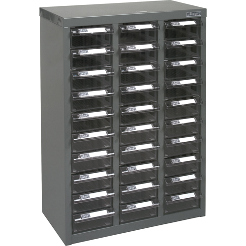 CF319 Casiers pour pi&egrave;ces KPC-700, Acier galvanis&eacute;, 30 tiroirs, 17-1/2" x 8-7/10" x 25-3/10", Gris