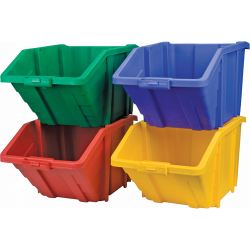 CF327 Bac g&eacute;ant en plastique, 15-1/2" la x 13" H x 25" p, Rouge, Capacit&eacute; 200 lb