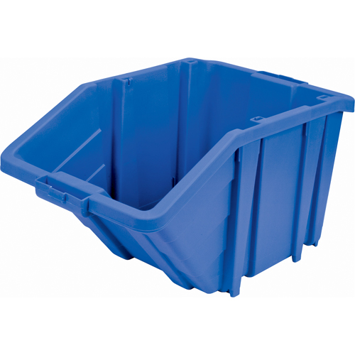 CF328 Jumbo Plastic Bin, 15-1/2" W x 13" H x 25" D, Blue, 200 lbs. Capacity