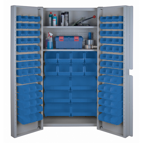 CF355 Deep Door Combination Cabinets, 38" W x 24" D x 72" H, Grey