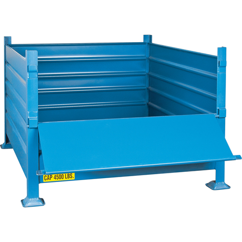 CF460 Contenants de vrac empilables, 30" ha x 40,5" la x 48,5" p, Capacit&eacute; de 4500 lb