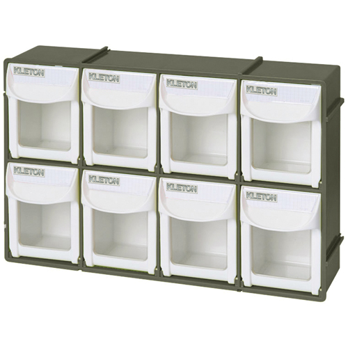 CF471 Bac basculant robuste, 11-3/4" la x 2-3/4" p x 7-7/8" h, 8 tiroirs