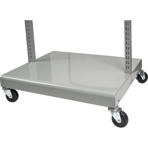 CF475 Servante mobile de bacs &agrave; plateaux inclinables - chariot seulement, &agrave; deux c&ocirc;t&eacute;s, 26-1/4" la x 22" p x 57-1/2" h