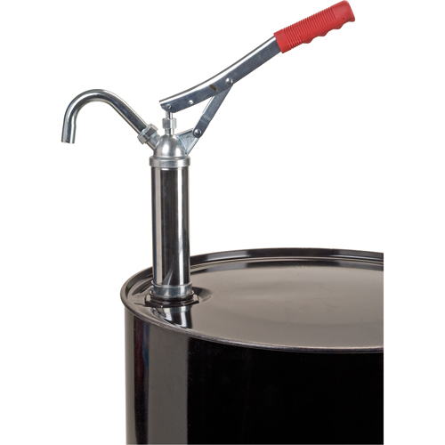 DC124 Lever-Type Drum Pump, Steel, 11 oz./Stroke, Fits 30-55 Gal.