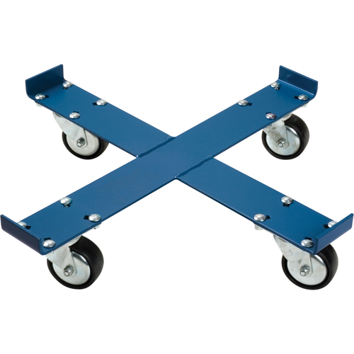 DC203 Chariot pour baril, Acier, Capacit&eacute;e 1000 lb, Diam&egrave;tre 24", Roue en Polyur&eacute;thane