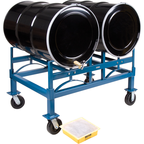 DC262 Drum Stacking Rack, 2 Drums, 1600 lbs. Capacity, 45-1/2" W x 30" D x 12-1/2" H