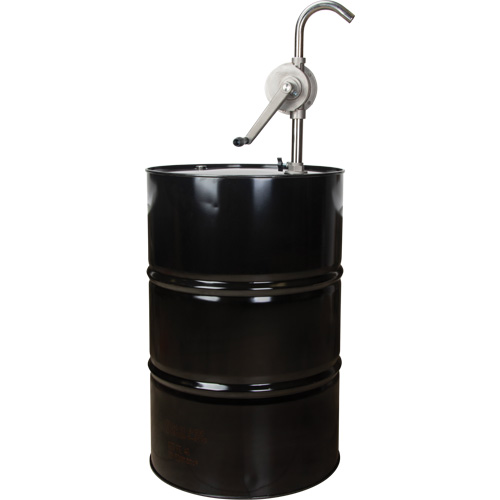 DC865 Pompe rotative pour baril, Acier inoxydable, Pour capacit&eacute; 55 gal., 12 oz/course