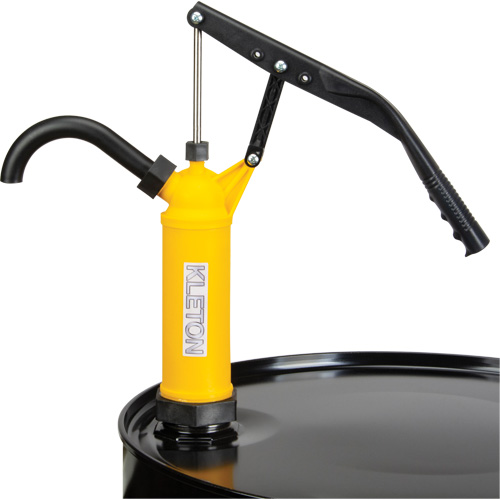 DC868 Pompe &agrave; baril de type levier, Polypropyl&egrave;ne, 14 oz/course, Pour barils de 5-55 gal.