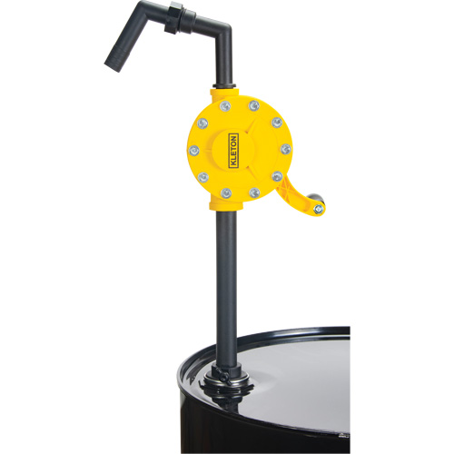DC870 Pompe rotative pour baril, Polypropyl&egrave;ne, Pour capacit&eacute; 15 - 55 gal. US, 8 oz/course