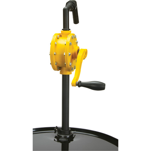 DC870 Pompe rotative pour baril, Polypropyl&egrave;ne, Pour capacit&eacute; 15 - 55 gal. US, 8 oz/course