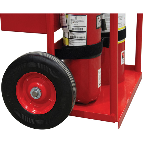 DC902 Chariot de prevention d'incendie pour travaux &agrave; chaud, Roues Semi-pneumatique, Base de 17,75" la x 8,9" lo, 100 lb