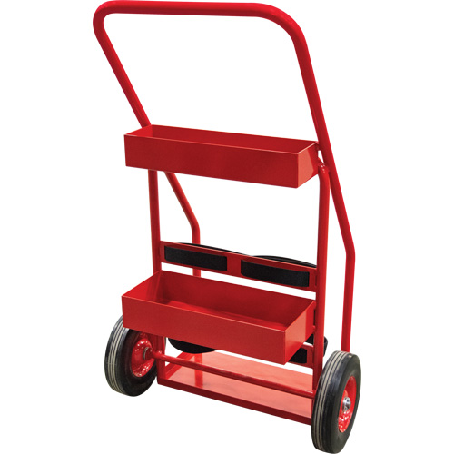 DC902 Chariot de prevention d'incendie pour travaux &agrave; chaud, Roues Semi-pneumatique, Base de 17,75" la x 8,9" lo, 100 lb