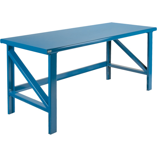 FF495 Extra Heavy-Duty Workbenches - All-Welded Benches, Steel Surface