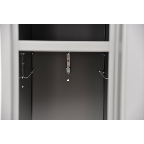 FL367 Lockers, 2 -tier, Bank of 2, 24" x 18" x 72", Steel, Grey, Knocked Down