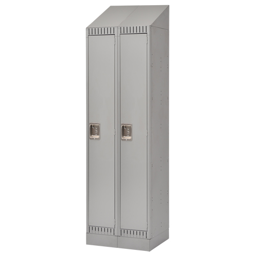 FL405 Casiers, Bloc de 2, 24" x 18" x 86", Acier, Gris, D&eacute;mont&eacute;