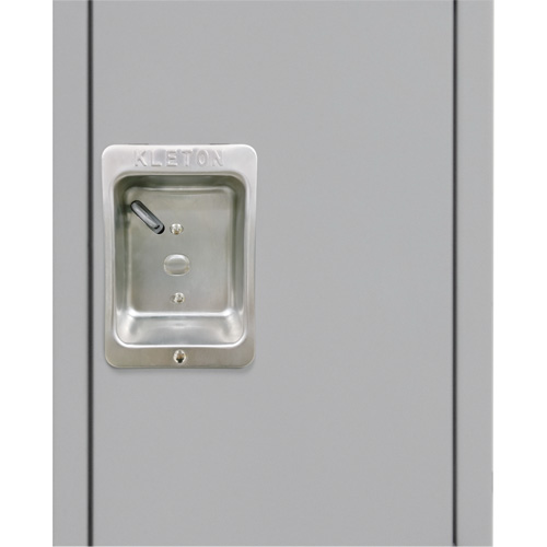 FN670 Casiers, 3 niveaux, 12" x 18" x 86", Acier, Gris, D&eacute;mont&eacute;