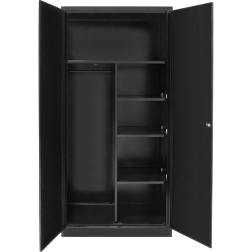 FN656 Combination Storage Cabinet, 36" W x 18" D x 72" H, Black