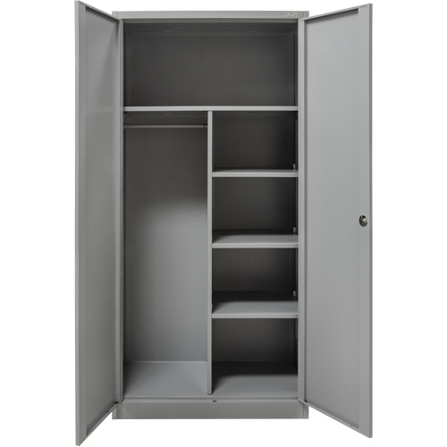 FN655 Combination Storage Cabinet, 36" W x 18" D x 72" H, Grey