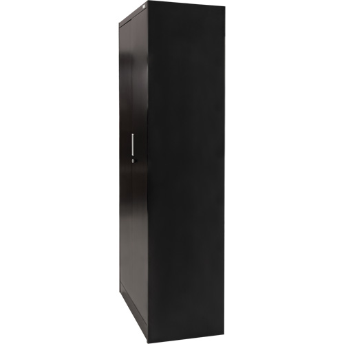 FN658 Hi-Boy Storage Cabinet, Steel, 4 Shelves, 72" H x 36" W x 18" D, Black