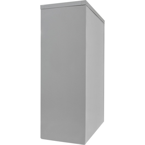FN705 Counter-High Storage Cabinet, Steel, 2 Shelves, 42" H x 30" W x 15" D, Grey