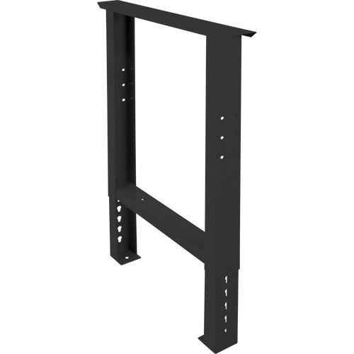 FN708 Pattes d'&eacute;tabli pour service industriel, Acier, 24" p x 34" h, Simple