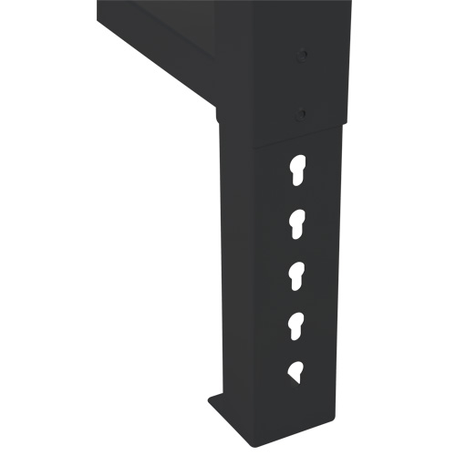 FN709 Industrial Duty Leg for Workbench, Steel, 30" D x 34" H, Single