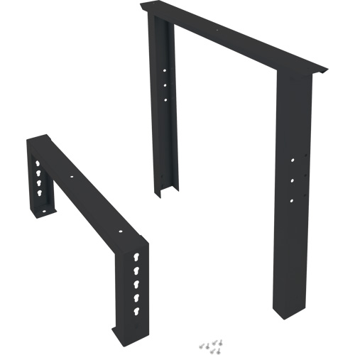 FN709 Industrial Duty Leg for Workbench, Steel, 30" D x 34" H, Single