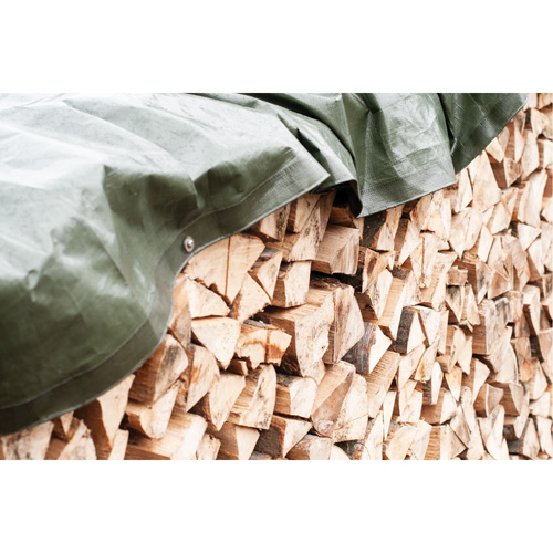 NN397 Tarp, Heavy-Duty, Green, 8' x 6' x 9 mils