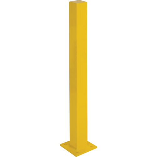 KD126 Heavy-Duty Bollards, Steel, 48" H x 4" W, Yellow