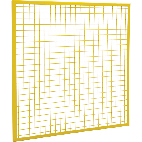KD130 Composantes pour partitions & cloisons grillag&eacute;es - Panneaux, 4' h x 4' la, Jaune
