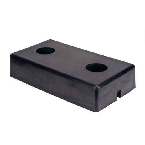 KH009 Molded Dock Bumpers, Rubber, 18" W x 4" D x 10" H
