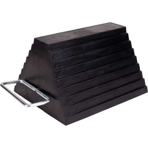 KH600 Cale de roue, 9" x 8" x 6", Noir