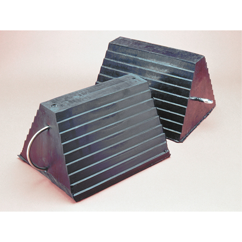 KH600 Cale de roue, 9" x 8" x 6", Noir