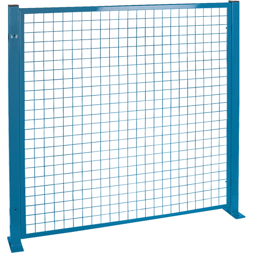 KH945 Perimeter Guards - Mesh Style, 4' H x 4' W, Blue
