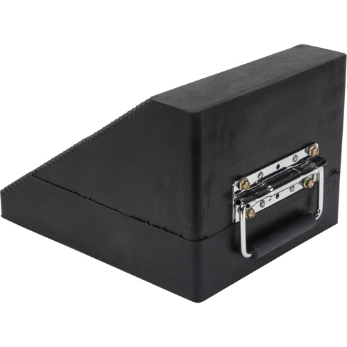 KI252 Wheel Chock, 10-5/8" x 8-5/8" x 7", Black