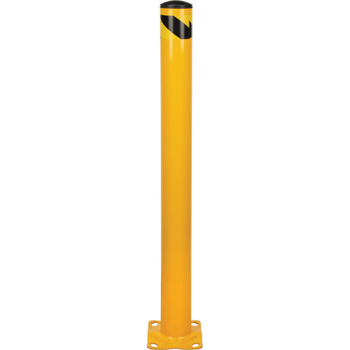 KI295 Butoir, Acier, 48" h x 4-1/2" la, Jaune