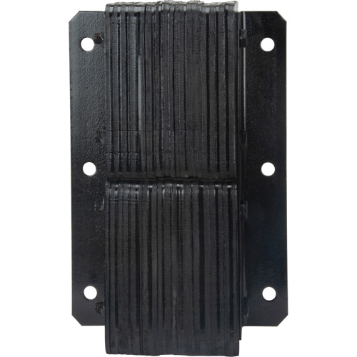 KI319 Laminated Dock Bumpers, Vertical, Rubber, 11" W x 4" D x 20" H