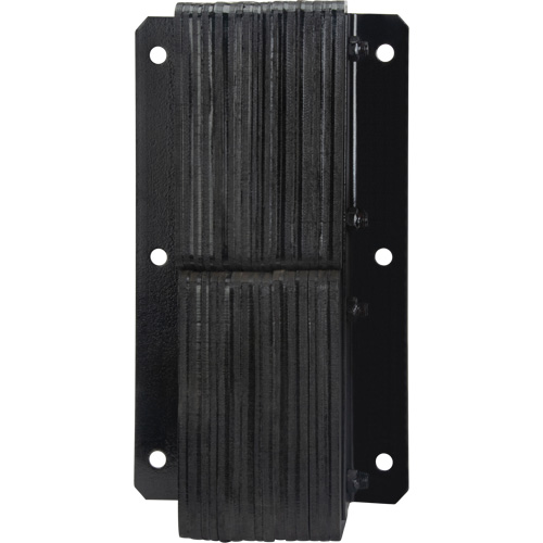 KI321 Laminated Dock Bumpers, Vertical, Rubber, 11" W x 4" D x 24" H