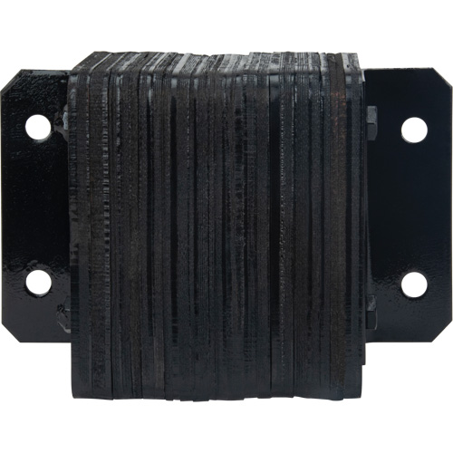KI322 Butoirs de quai lamell&eacute;s, Horizontal, Caoutchouc, 12" la x 4" p x 10" h