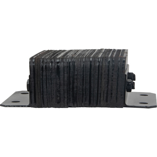KI322 Butoirs de quai lamell&eacute;s, Horizontal, Caoutchouc, 12" la x 4" p x 10" h