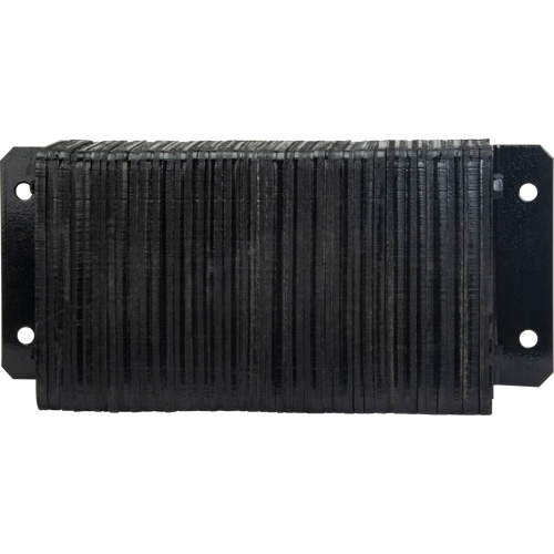 KI325 Butoirs de quai lamell&eacute;s, Horizontal, Caoutchouc, 24" la x 4" p x 12" h