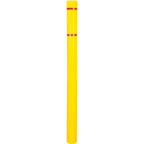 KI328 Capuchon en poly&eacute;thyl&egrave;ne pour borne de protection, 4-1/2" dia. x 64" l, Rouge/Jaune